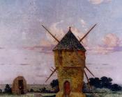 费迪南德 卢瓦扬 : Brittany near Pulis aka Windmill near Guerande